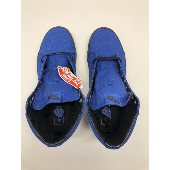 Vans Unisex Sk8-Hi True Blue Black Skate Shoe 10 Mens - Picture 2 of 9